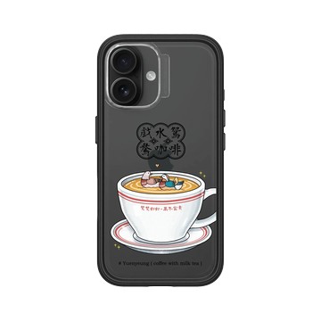 iPhone 16 Mod NX 黑 - 保羅先生 Mr.Paul - 戲水鴛鴦咖啡