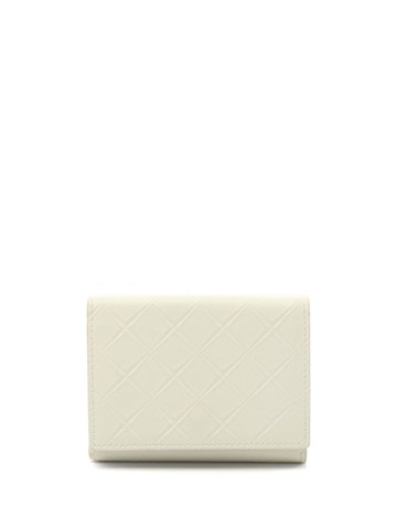 Bottega Veneta Pre-Owned - 2000s Intrecciato leather wallet - women - Calf Leather - One Size - White