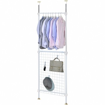 巴塞隆納─60頂天立地伸縮衣架網架置物架