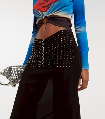 Rabanne Embellished maxi skirt