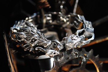 Alarein/手作銀飾/七週年作品/二代狼鍊