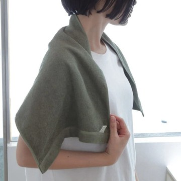 日製薄型快乾吸水毛巾-34x90cm-多色可選 霧灰