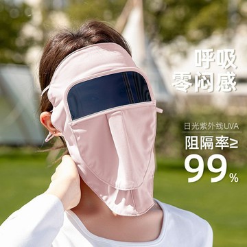 ✨臺灣出貨✨防曬面罩女2025夏季臉基尼透氣防紫外線遮陽臉罩鏡片護目冰絲面紗