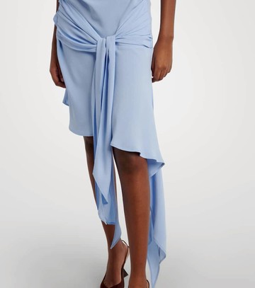 The Attico Draped crêpe minidress