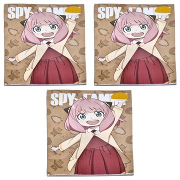 間諜家家酒 25K 加厚 空白 固頁 筆記 3本  棕色  1組