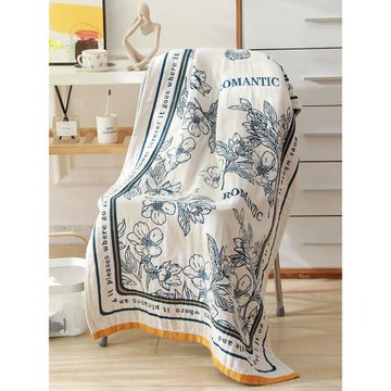 純棉浴巾四層紗布男女加大款家用柔軟吸水成人洗澡全棉大裹巾速干