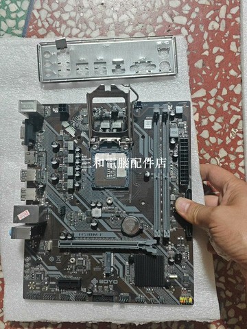 華碩H510M-F主板 95新 正常使用 M.2接口 PCIe 優質主板 引腳完好 原裝擋板 分辨率【三和電腦配件店】