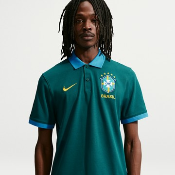 Brazil The Nike Polo Shirt Men's Nike Dri-FIT Football Polo Shirt
