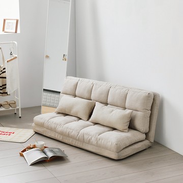 泡泡慵懶加寬沙發床/和室椅(兩色) - 燕麥色