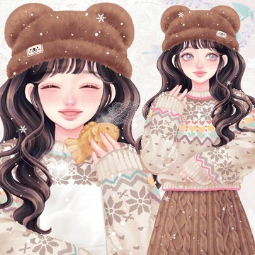 韓 Gyeoul 貼紙 (4色)