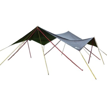 【FL生活+】頂級方型超抗拉防曬天幕-5*5.8公尺(FL-558P-BW) 方形天幕 露營天幕 防水天幕 天幕 野營