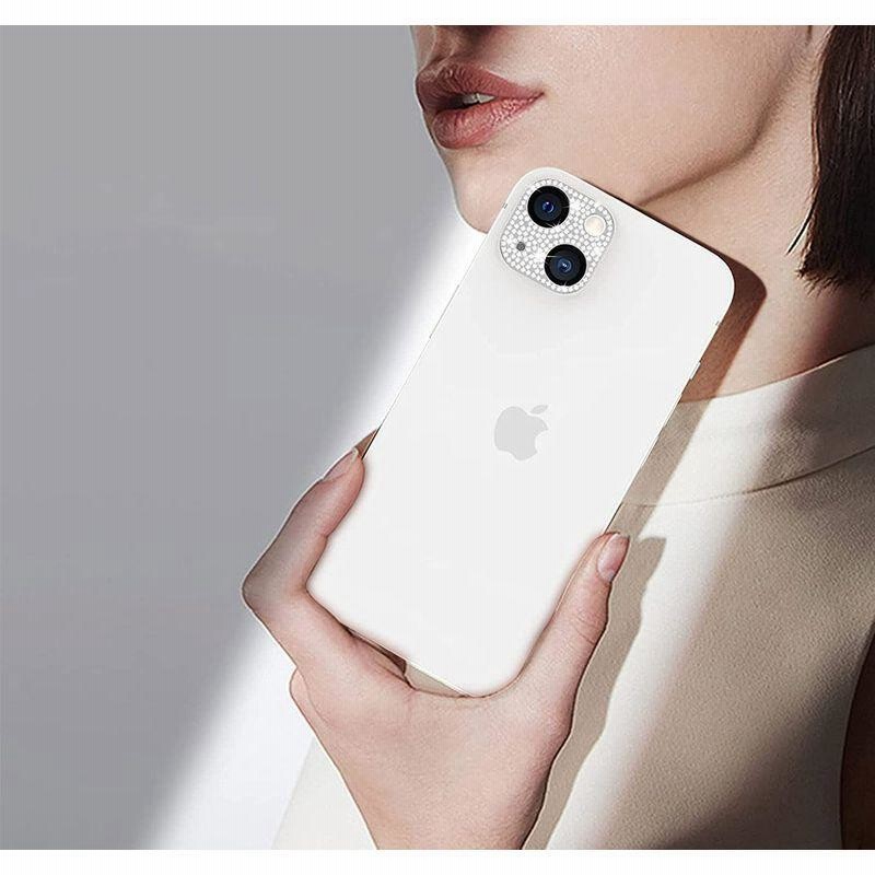 贈答品 iPhone14 14Plus カメラ保護 レンズ保護カバー ローズ ゴールド