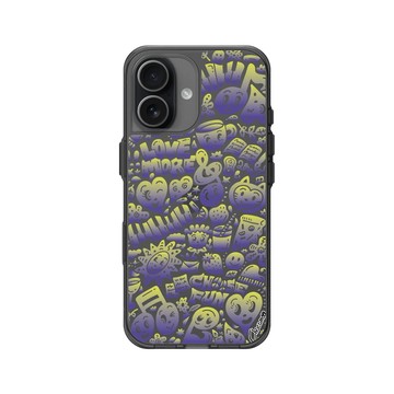 iPhone 17 Clear (相機按鈕) 酷墨灰 - Chocomoo - Chocomoo WORLD: WATER GRAPE