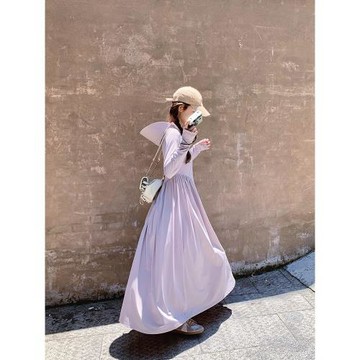 全身防曬衣女款2026夏季新款輕薄皮膚衣修身防曬服海邊防曬裙長款