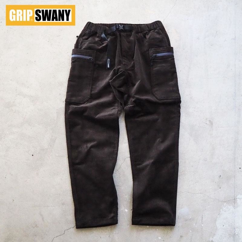 GRIP SWANY グリップスワニー パンツ コーデュロイ ギアパンツ CORDUROY GEAR PANTS GSP-88 メンズ レディース  ギア ポケット ストレッチ | LINEブランドカタログ