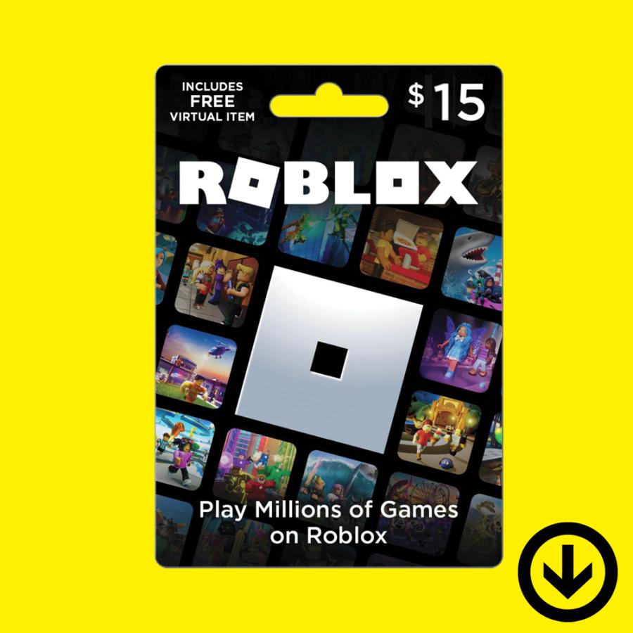 Roblox ギフトカード ($15ドル分クレジット) [オンラインコード Roblox ギフトカード ($15ドル分クレジット) [オンラインコード