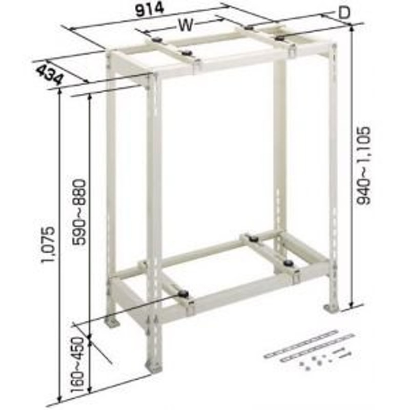 日晴金属 クーラーキャッチャー エコキュート二段置 ZAM+粉体塗装 C-WG-LH 通販 LINEポイント最大0.5%GET | LINEショッピング