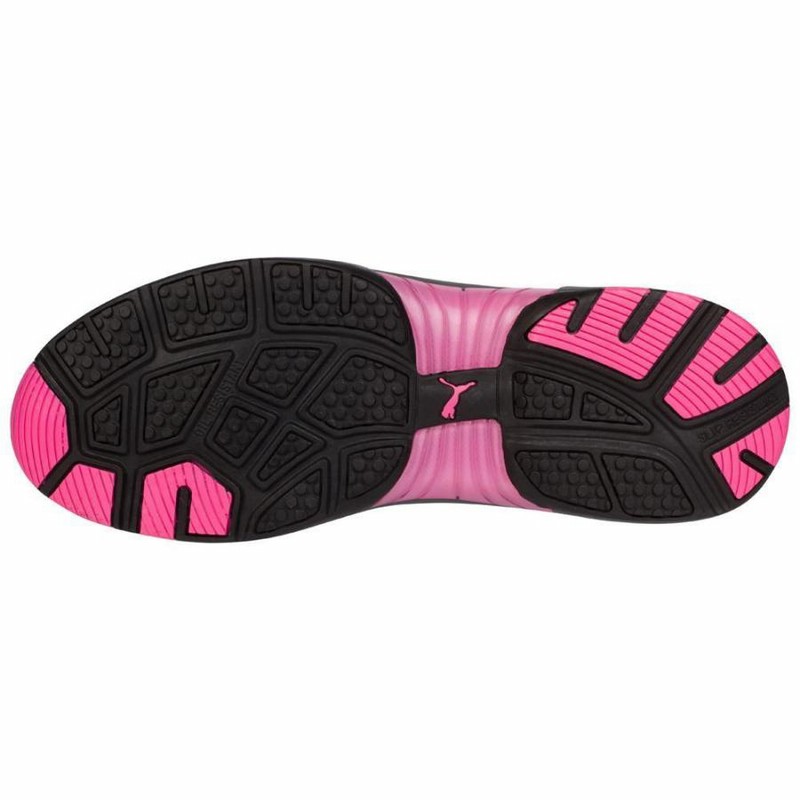 puma women's celerity knit steel safety toe pink