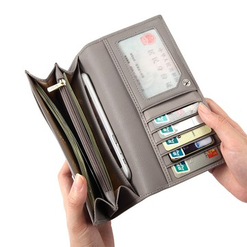 免運🔮丹德立新款軟皮錢包女ins學生長款拉鏈錢夾薄簡約皮夾手拿零錢包多卡位 錢包長夾 皮夾 手拿包 零錢袋 錢夾 VQY