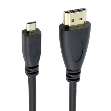 UniSync Micro HDMI轉HDMI高畫質4K影音鍍金頭傳輸線 50CM  單一商品  1條