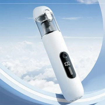 星空灰 ✨2025新款 無刷電機手持吸塵器 大吸力隨手吸 車載家用兩用 小型便携 長續航 Type-C快充 寵物家庭首選