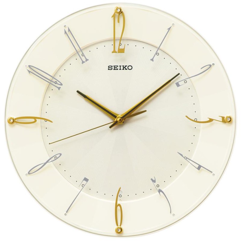 SEIKO CLOCK (セイコークロック) 掛け時計 電波 アナログ 八角型 木枠