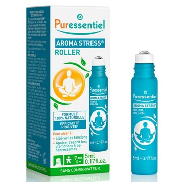Puressentiel 璞萃 台灣公司貨 E12 舒壓無憂 精油滾珠瓶  1個  5ml
