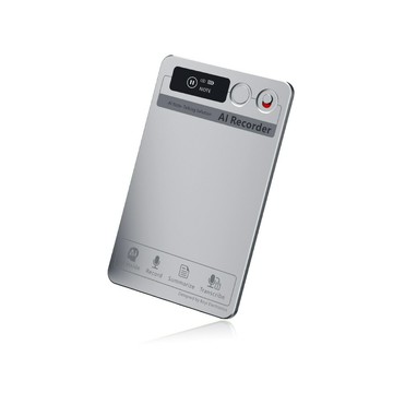 跨境智能翻譯機AI語音助手翻譯神器會議轉寫紀要智能卡片式錄音筆【北歐居家生活】