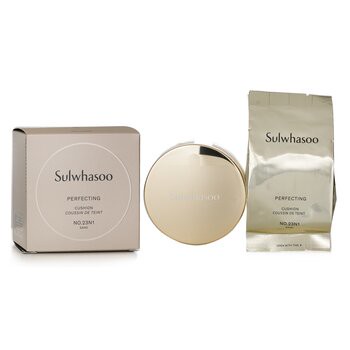 Sulwhasoo 雪花秀 超親膚持妝氣墊粉底 - # No.23N1 Sand 15g x2pcs-粉底及蜜粉