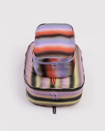 BAGGU - 旅行方型收納包 小 & 中 - Gradient Stripes