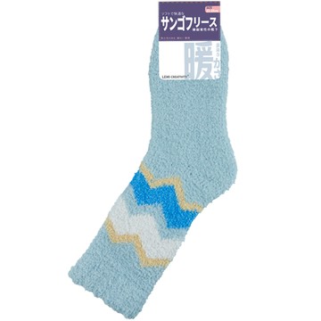 加厚絨保暖襪-綠