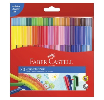 德國 Faber-Castell 輝柏 11-300-A 連接筆 彩色筆 (30色)【APP滿額下單4%點數(單一帳號最高1000點)】7/31止