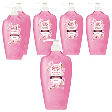 花香5 原效洗髮乳 乾燥受損髮質適用 櫻花香  6瓶  1.1kg