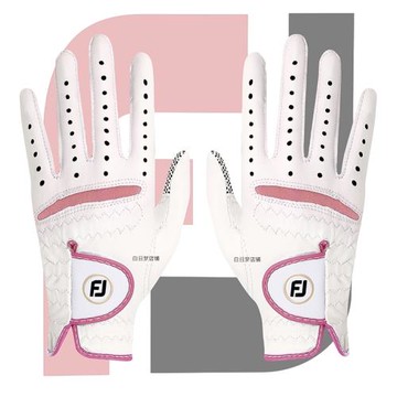 高爾夫手套女士小羊皮耐磨手套運動舒適 Golf球手套防滑顆粒透氣