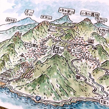 走讀地圖明信片－九份、金瓜石