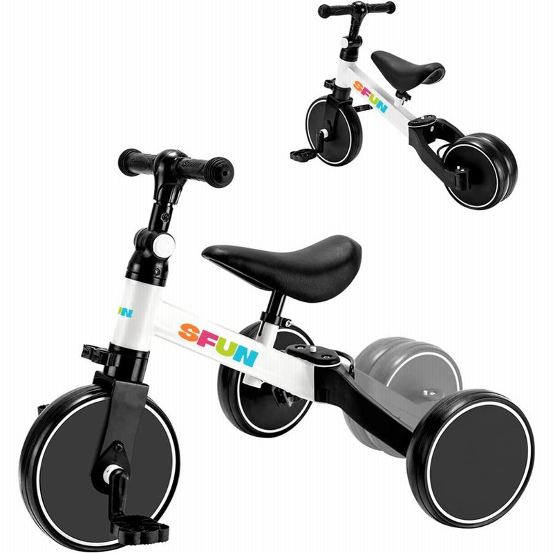 コレーション 3in1 三輪車 バランスバイク 三輪車 子供用 3 in1 自転車 バランスバイク ベビーウォーカー 1