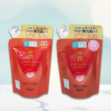 ROHTO肌研 高機能 化粧水170ml／ 乳液140ml 補充包 保濕 潤澤【美妝報報】D102358