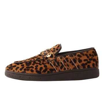 WMNS HANDBALL SPEZIAL LOAFER LEOPARD PRINT DARK BROWN
