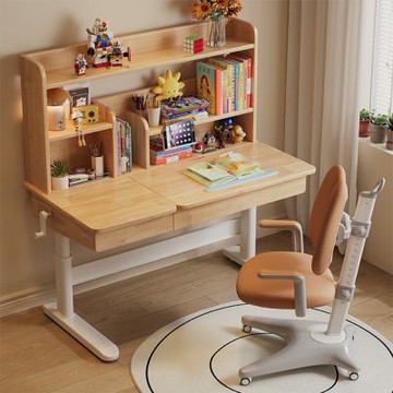 Happylife 實木閱讀架升降書桌F款100公分 Y12160