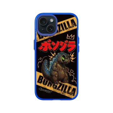 iPhone 15 Clear 激光藍 - BOUNCE - BOUNCE MONSTER WARNING