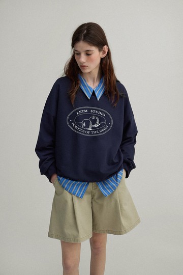 無釐頭的放空日常 / 水果字母印花上衣