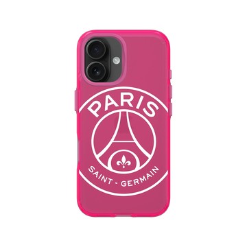 iPhone 16 Clear 粉漾桃 - PSG - PSG Oversize White 白