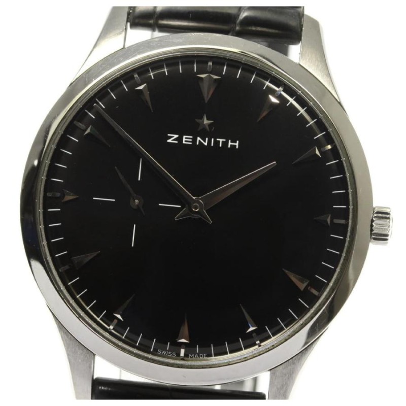 保付き【ZENITH】ゼニス エリート スモールセコンド 03.2010.681 自動巻き メンズ 【21105】【ev15】 | LINEショッピング