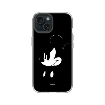 iPhone 15 Clear 透明 - 迪士尼-米奇 Mickey - 米奇黑設計