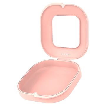 外出透氣攜帶盒 ABS材質 90*83*30mm  山茶粉  1個