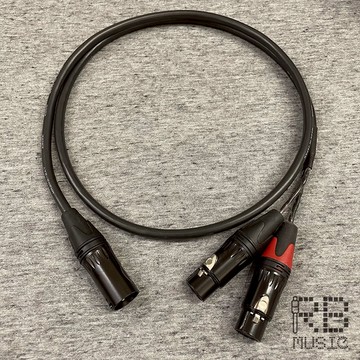 【RB MUSIC】Canare MR202-2AT 轉接線 立體聲 XLR公轉雙XLR母 Behringer P2專用
