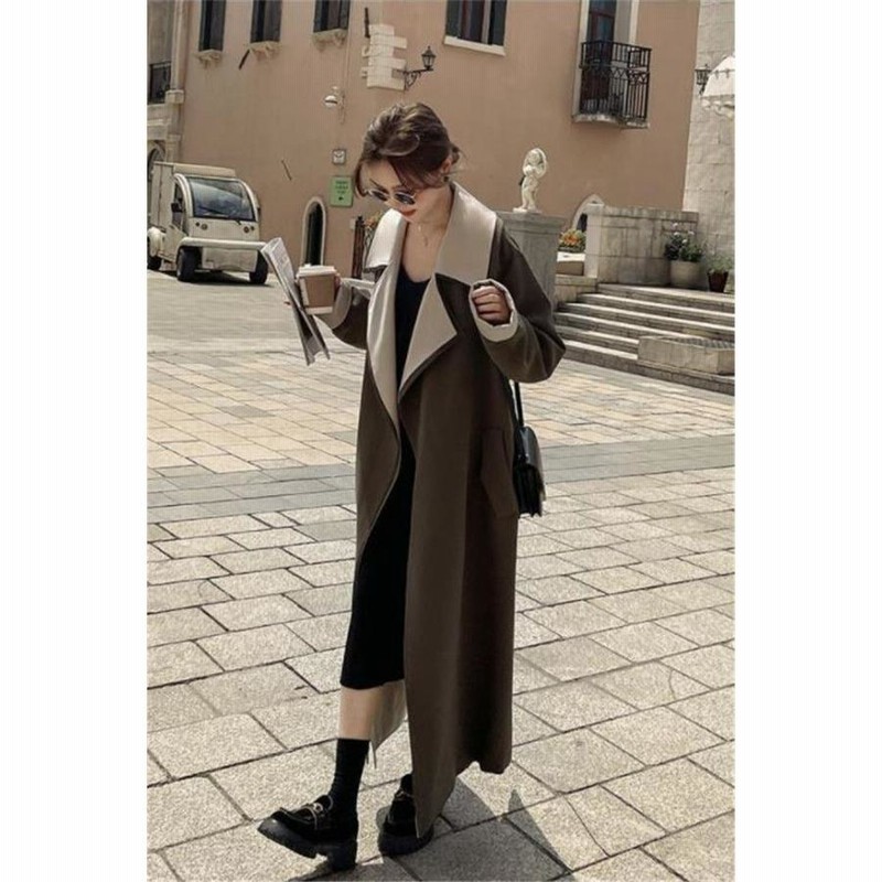 メーカー直売】 SUGAR ROSE チェスターコート トレンチコート カーキ