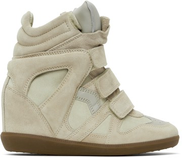 Isabel Marant 驼色 Bekett 高帮运动鞋