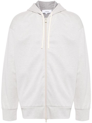 Lardini - zip-up hoodie - men - Viscose - XL - White