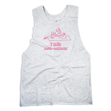 AKUMA YOGA-美式不修邊背心-長頸鹿Loca-I hate supra-Kurmasana